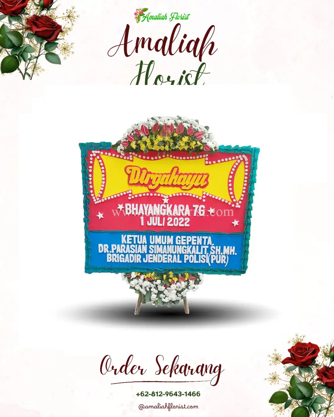 Papan Bunga HUT Ulang Tahun Kerinci